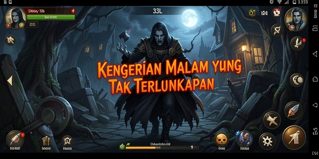 Gameplay 33L dengan suasana menegangkan dan menyeramkan.