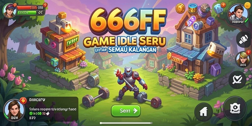 Tampilan menarik dari gameplay 666FF yang memukau.