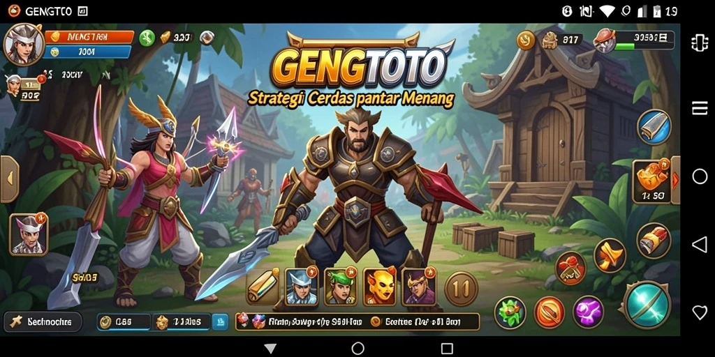 Tampilan menegangkan saat gameplay GENGTOTO yang strategis.