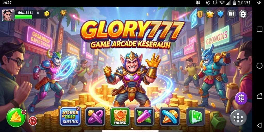 Gameplay seru dan menantang dalam GLORY777