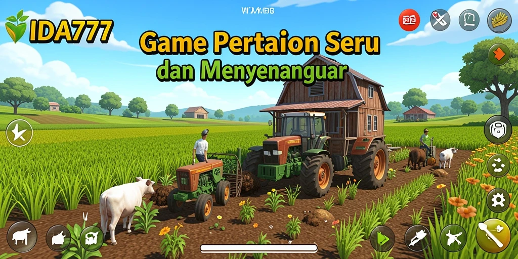 Screenshot gameplay IDA777 menunjukkan petunjuk bertani yang menarik.