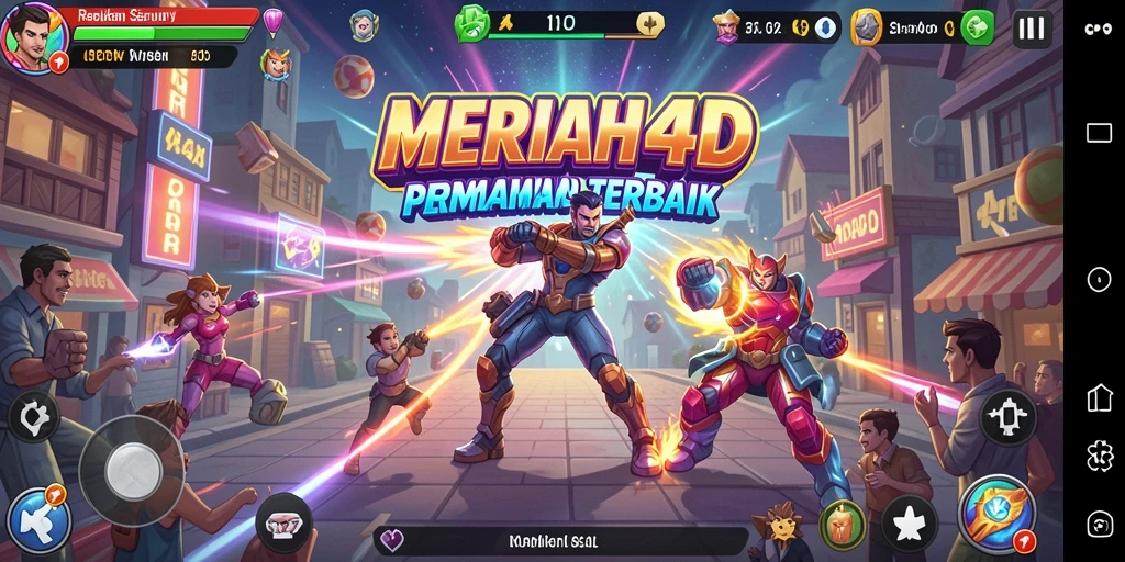 Tampilan menarik gameplay seru dari MERIAH4D.