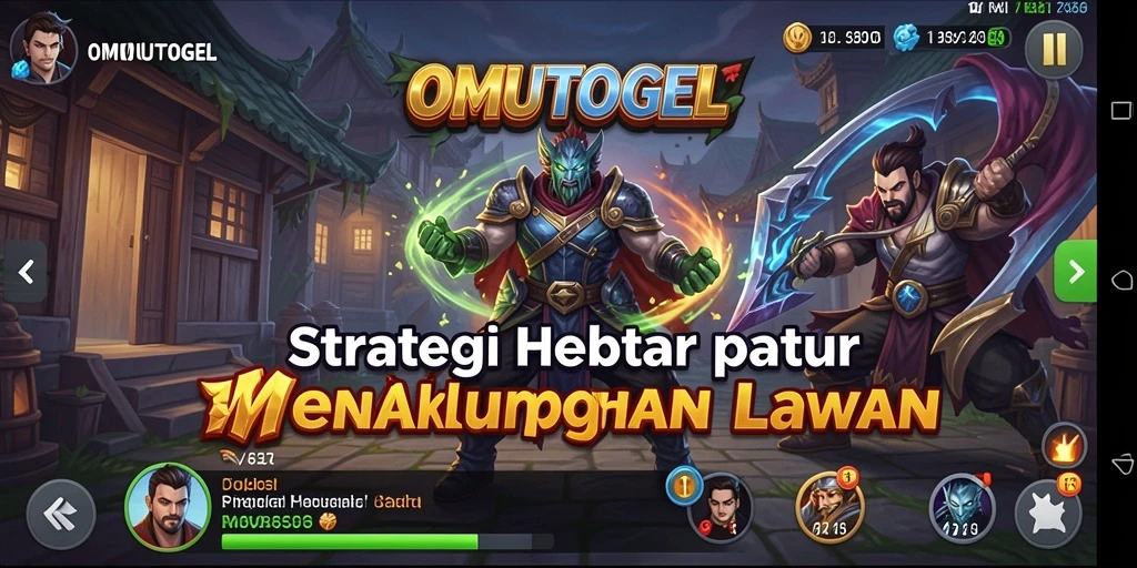 Tampilan gameplay OMUTOGEL yang strategis dan menantang.