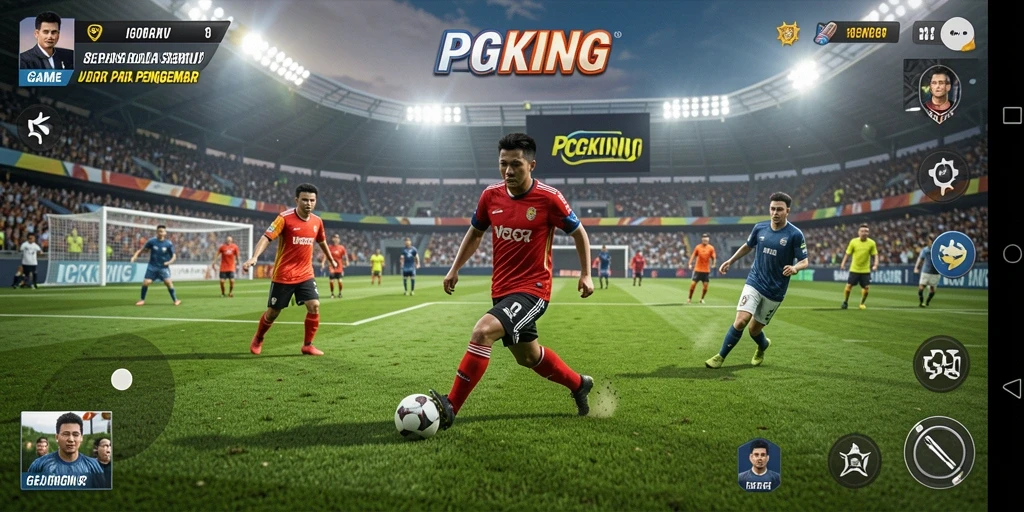 Tampilan gameplay PGKING yang menegangkan dan realistis.