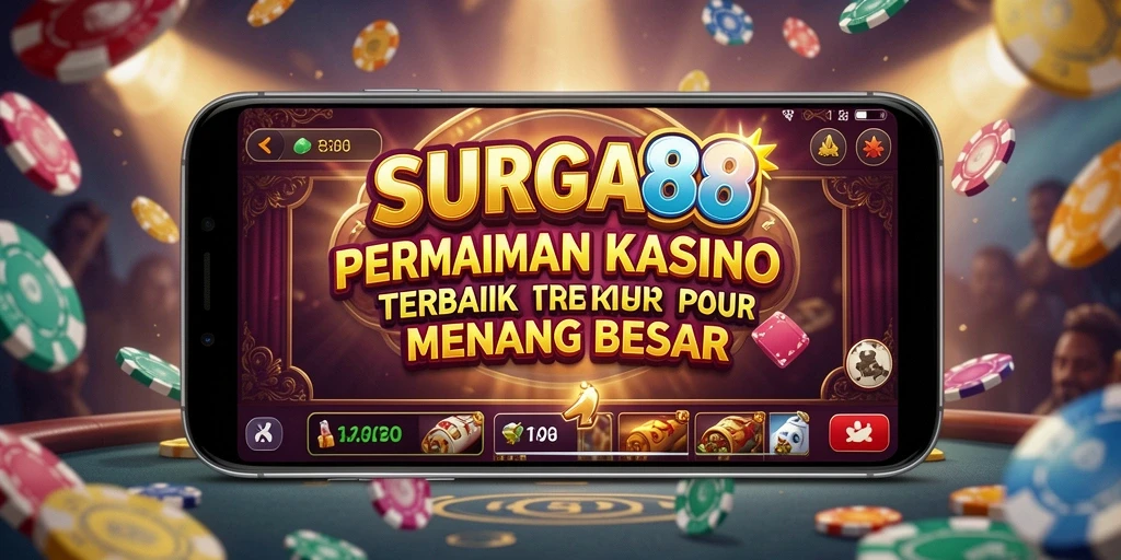 Gameplay menarik dan seru di SURGA88 dengan berbagai pilihan permainan Kasino.