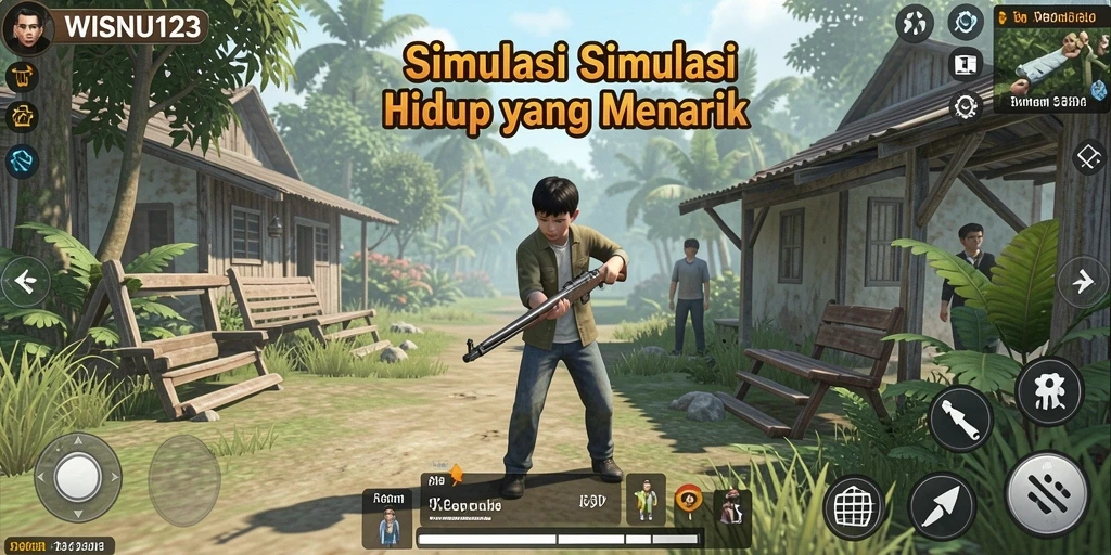 Tampilan gameplay WISNU123 yang menarik dan interaktif.